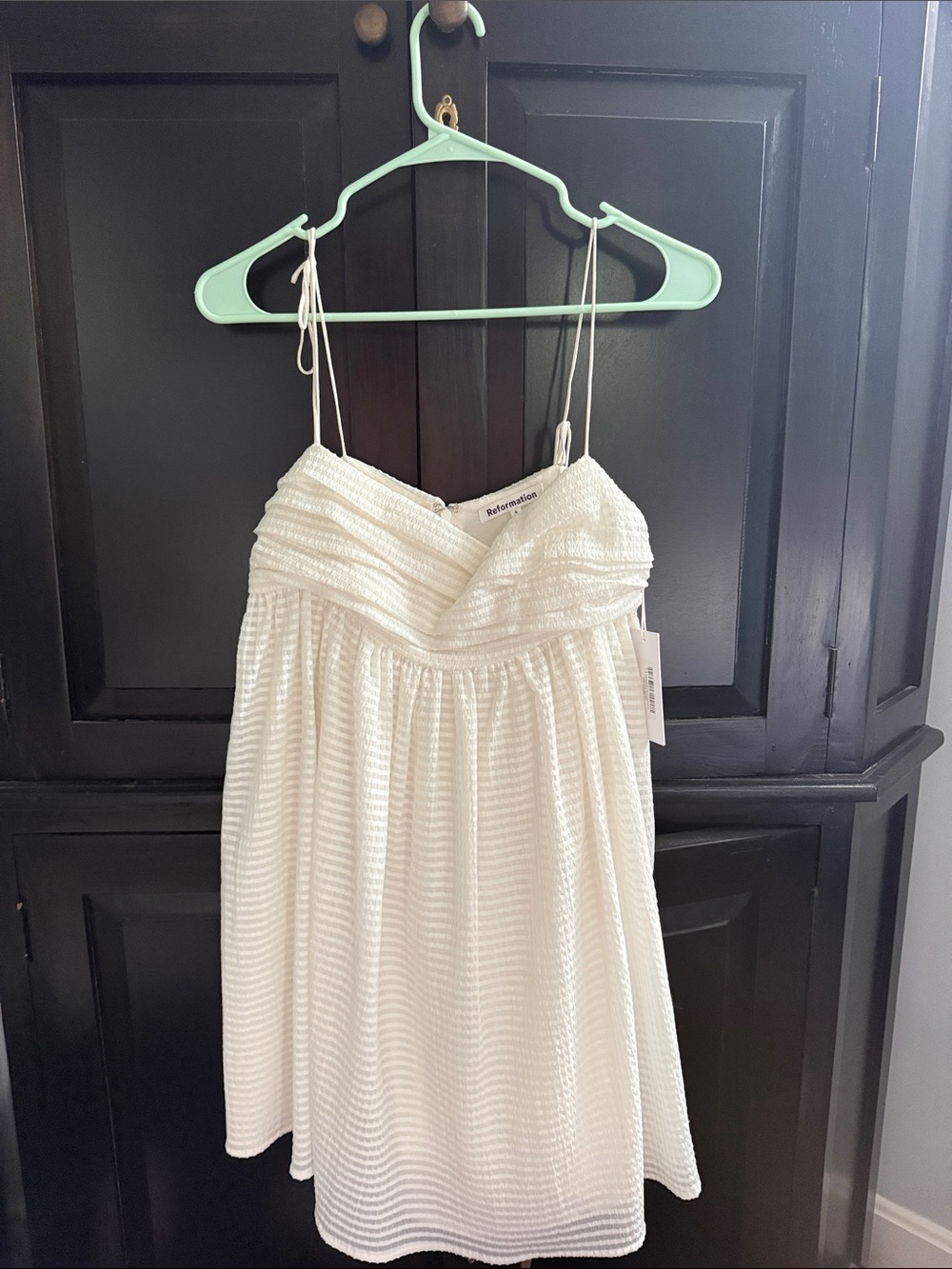 NWT Reformation Catarina Dress in White Size 4